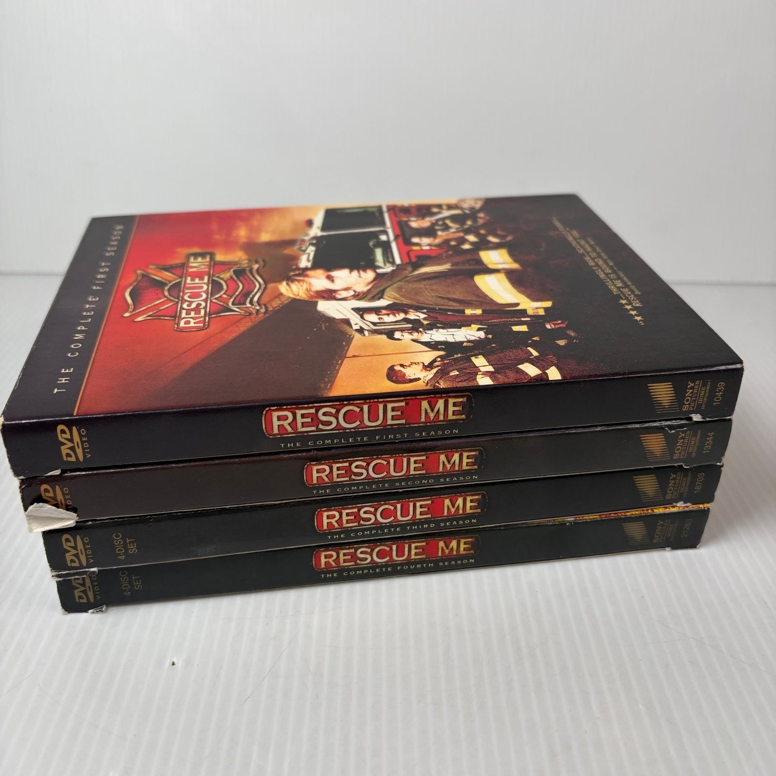 Rescue Me Seasons 1-4 DVD Set Denis Leary Peter Tolan FX TV Show Firefighters
