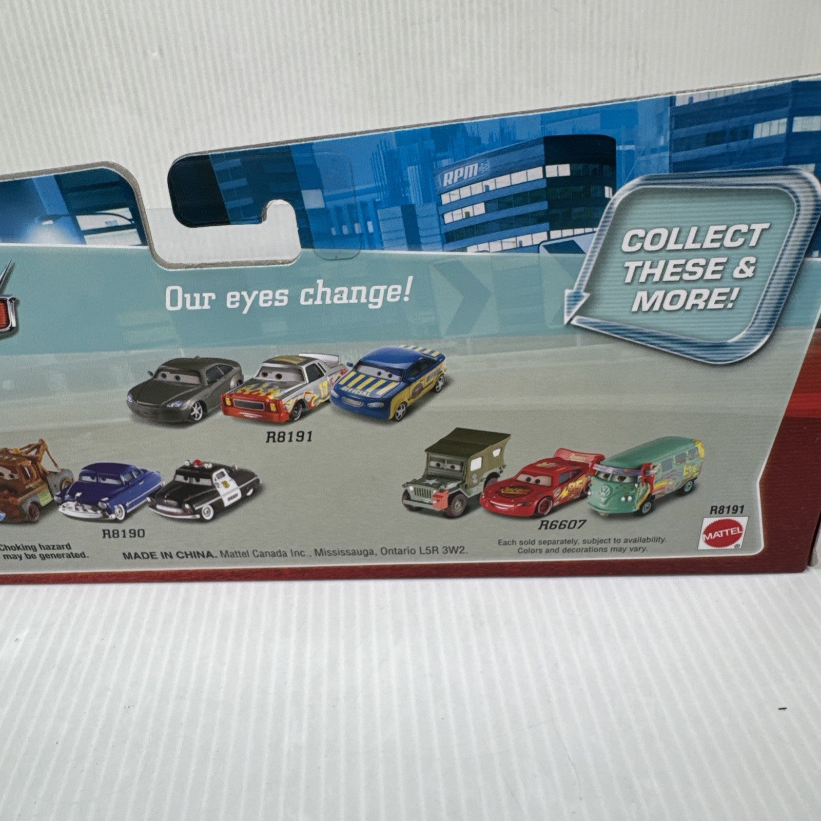 Disney Pixar Cars PISTON CUP 3-CAR GIFT PACK DARREL BOB TOM 2010 1:55 Diecast