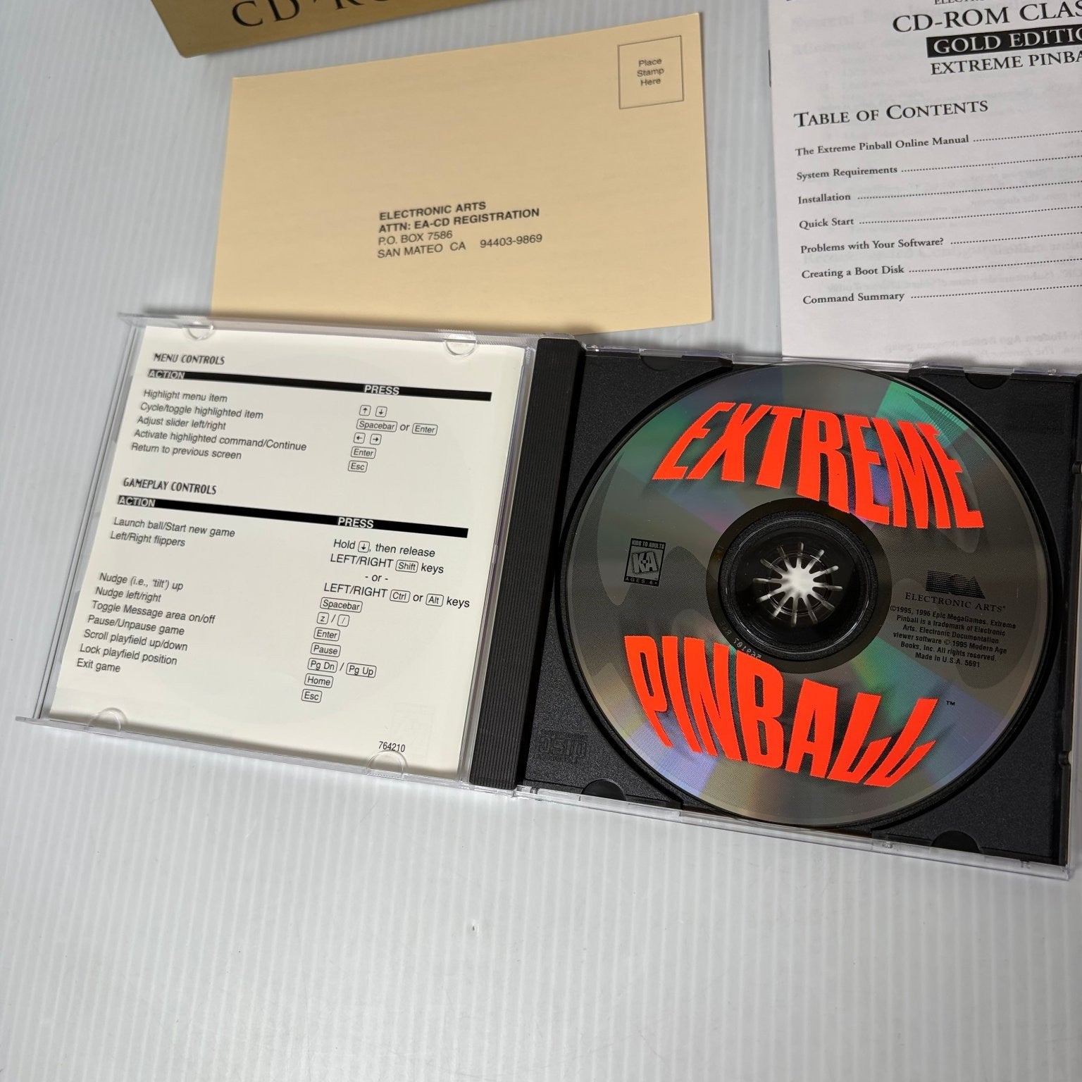 Extreme Pinball Gold Edition Big Box PC CD-ROM Video Game Pinball Complete