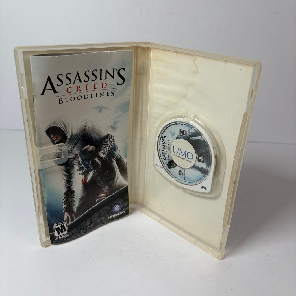 Assassin's Creed Bloodlines Sony PSP 2009 Ubisoft CIB Complete Game Manual
