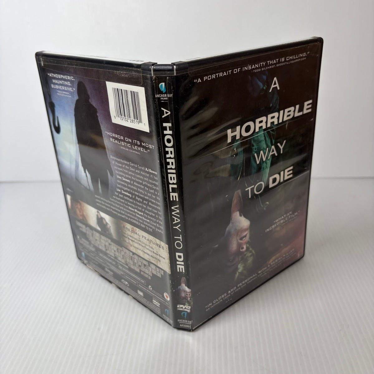 A Horrible Way to Die DVD 2011 Adam Wingard Horror Thriller AJ Bowen