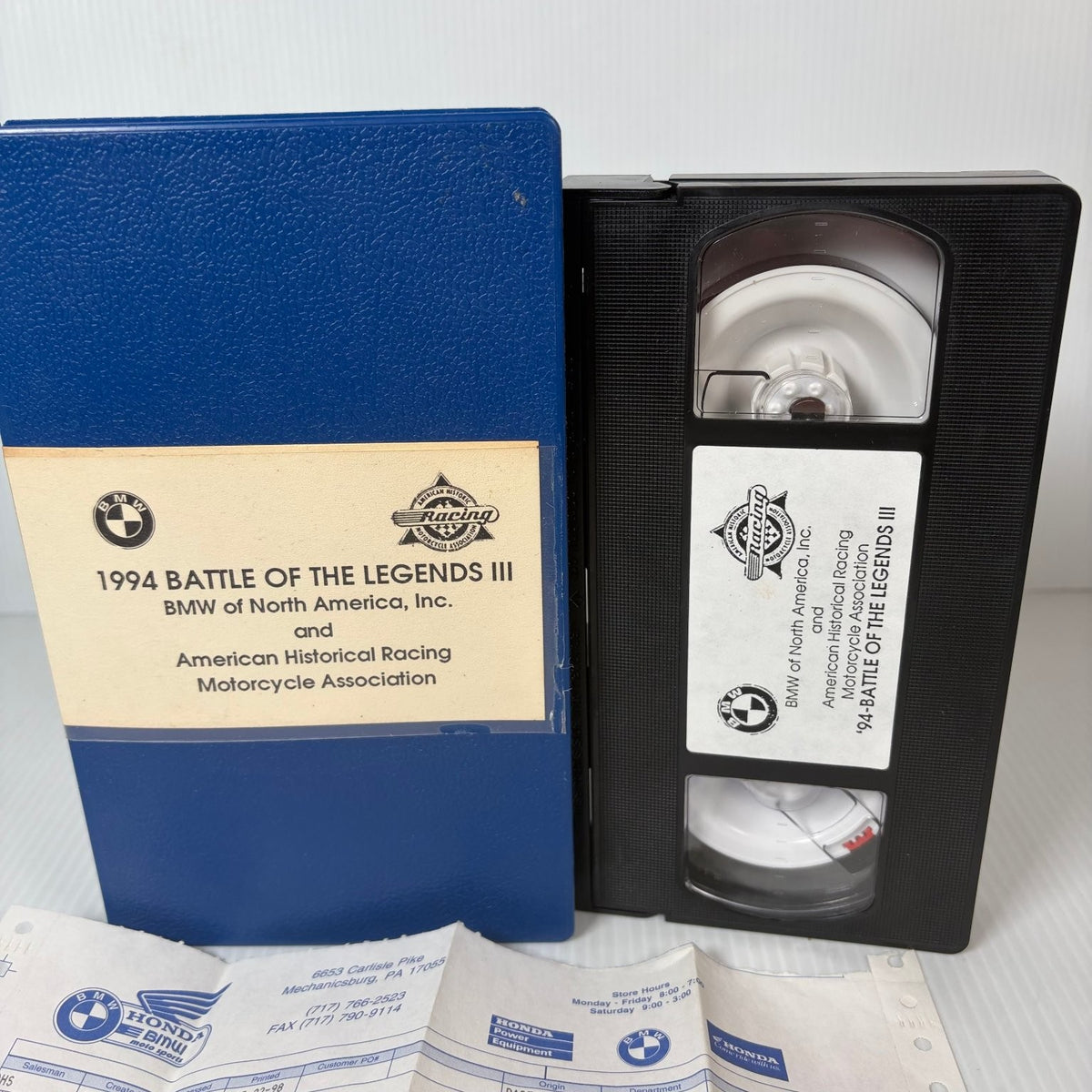 Battle of the Legends III '94 VHS Motorcycle Racing Event BMW Dealer Exclusive