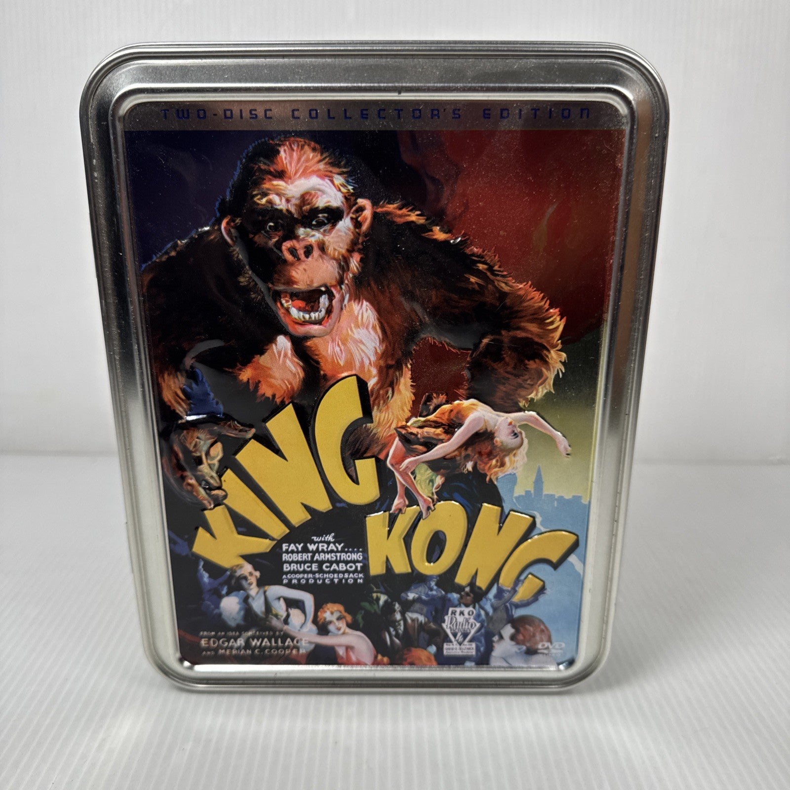 King Kong (DVD, 2005, 2-Disc Set, Collectors Edition) Tin Case Complete