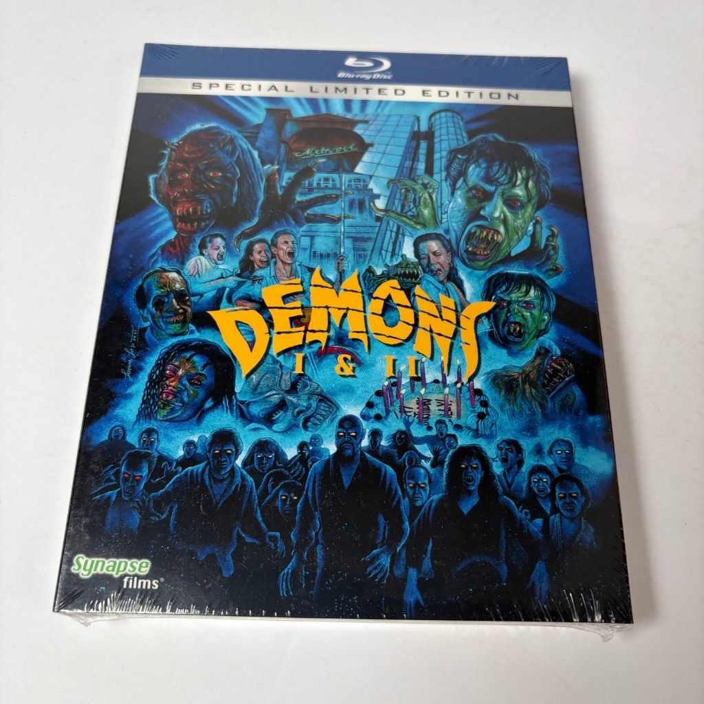 Demons 1 & 2 Special Limited Edition Blu-ray Synapse Films 2-Disc Dario Argento