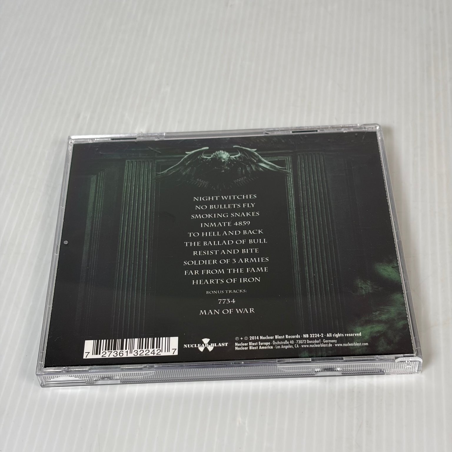 Sabaton – Heroes CD 2014 Nuclear Blast Power Metal Heavy Metal