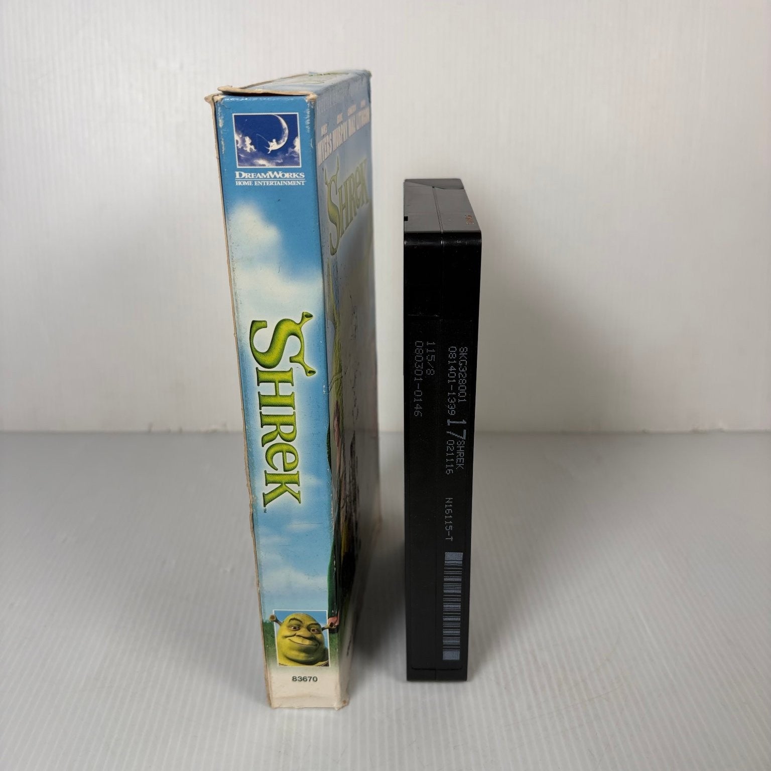 Shrek VHS 2001 Animated Comedy Special Edition DreamWorks Big Box