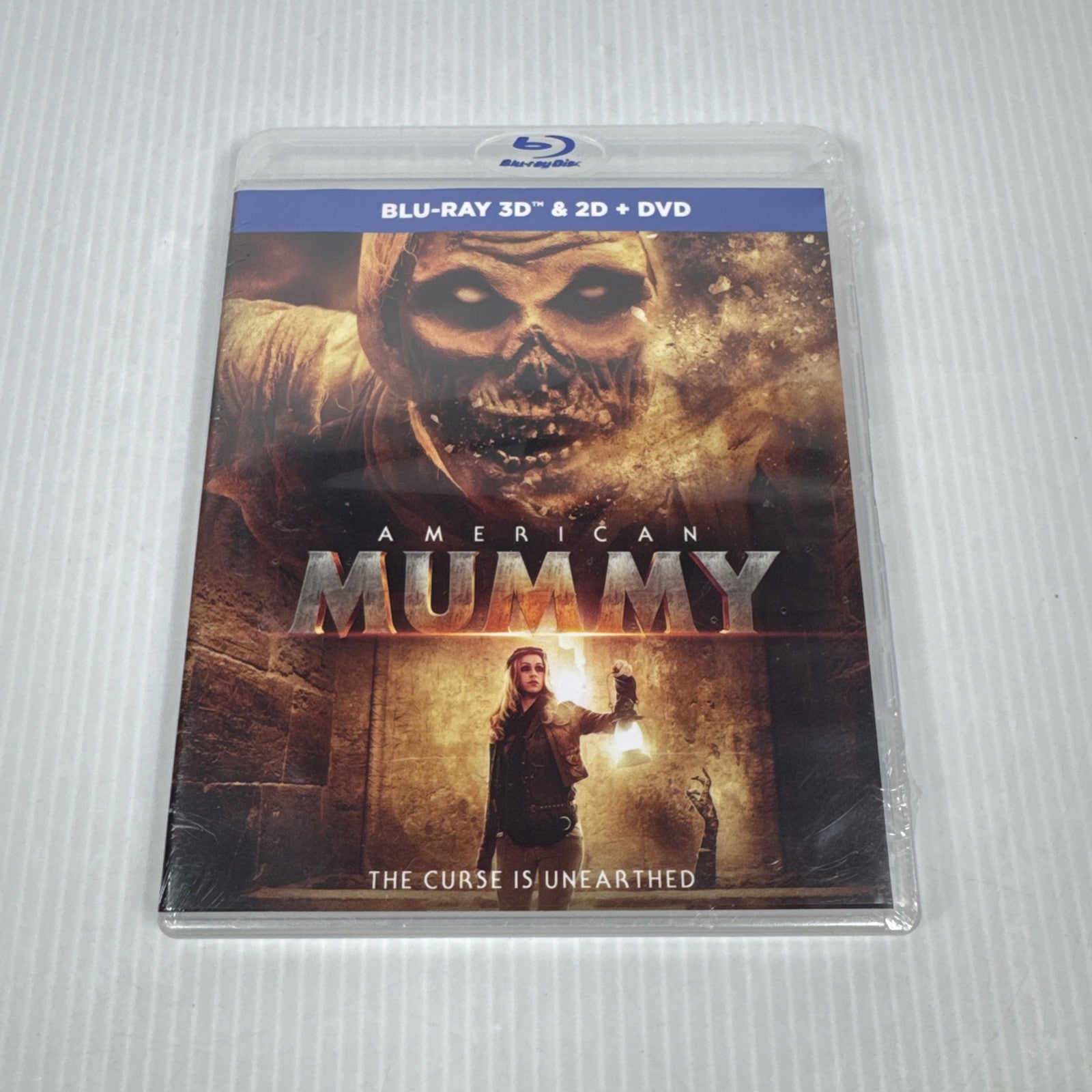 AMERICAN MUMMY (Blu-ray 3D & 2D & DVD, 2016) Cheesy Horror NIB NEW SEALED