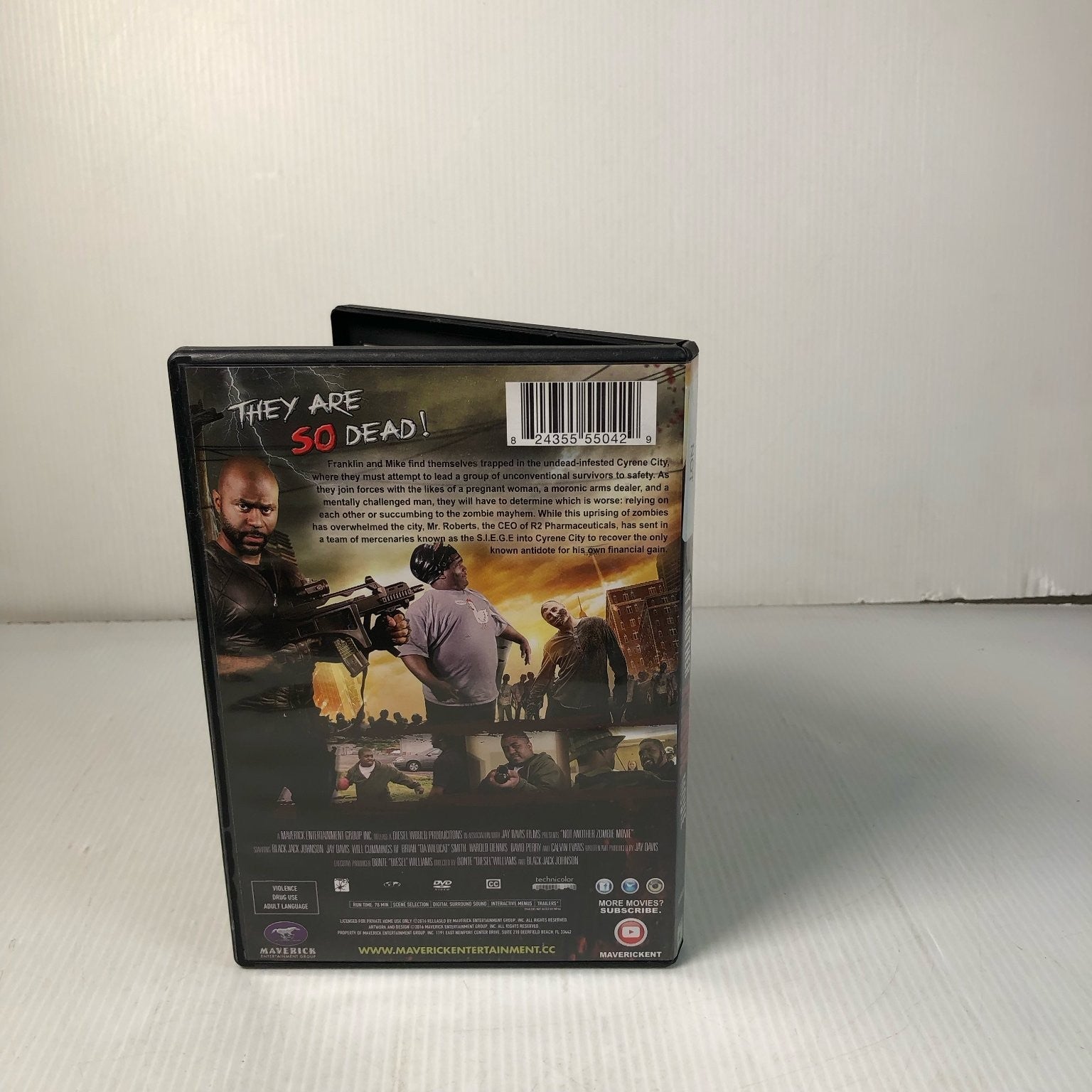 Not Another Zombie Movie DVD (2014) Jay Davis, Horror Comedy, All Region