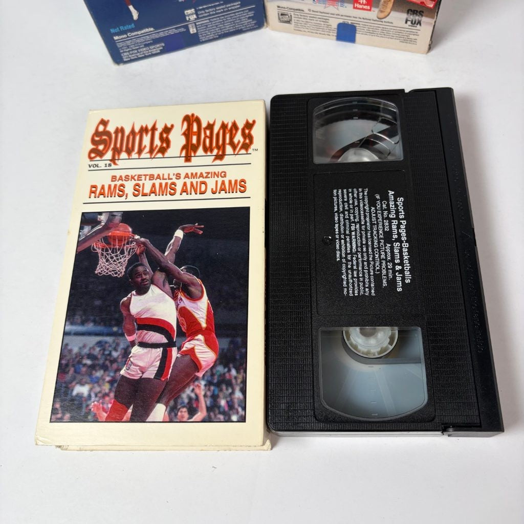 Michael Jordan VHS Lot Come Fly With Me Air Time Basketball Bloopers Rams Slams