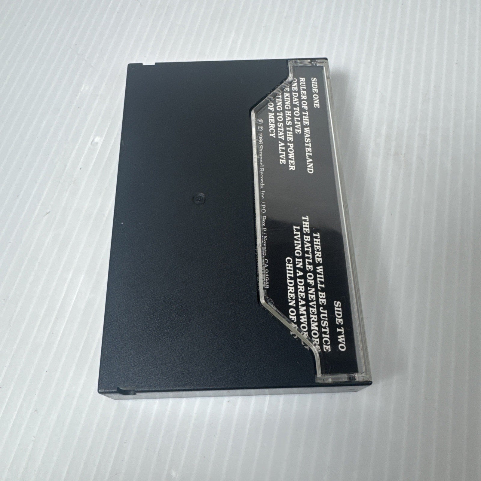 Chastain - Ruler of the Wasteland  Cassette Tape OOP 80s Metal