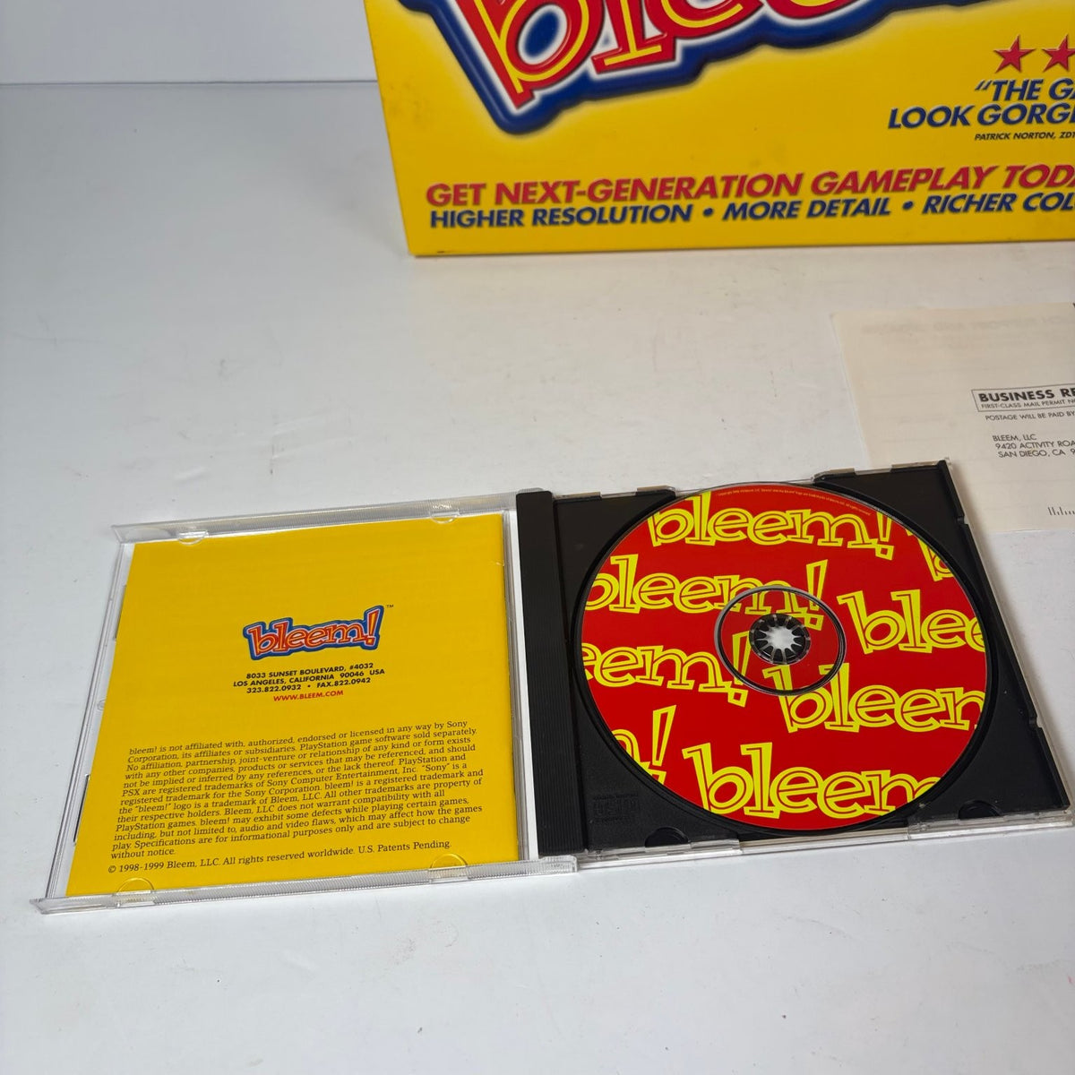 Bleem CD-ROM Play PlayStation Games on PC Windows 95 98 Big Box PC Complete