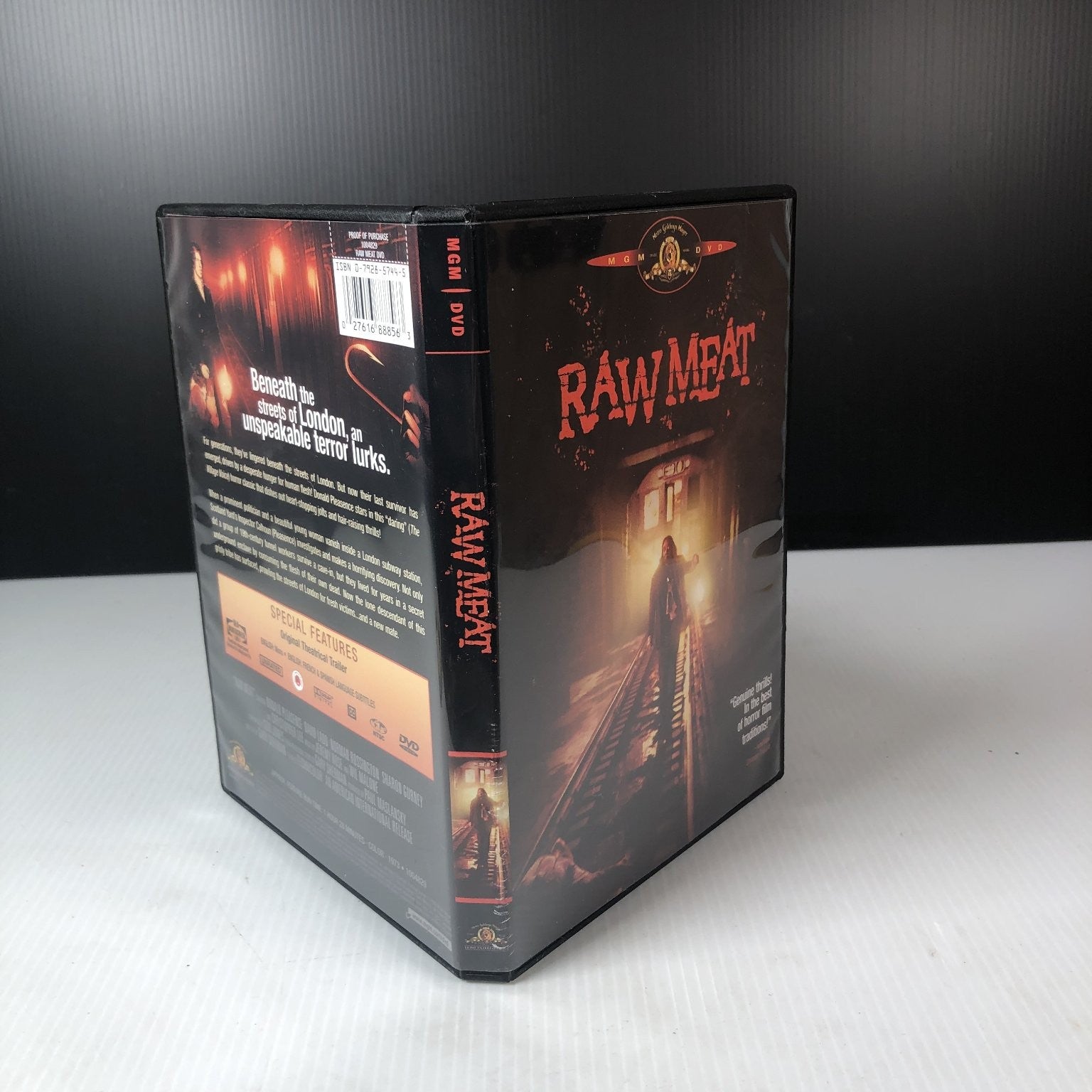 Raw Meat DVD 1973 Horror Classic Donald Pleasence Unrated