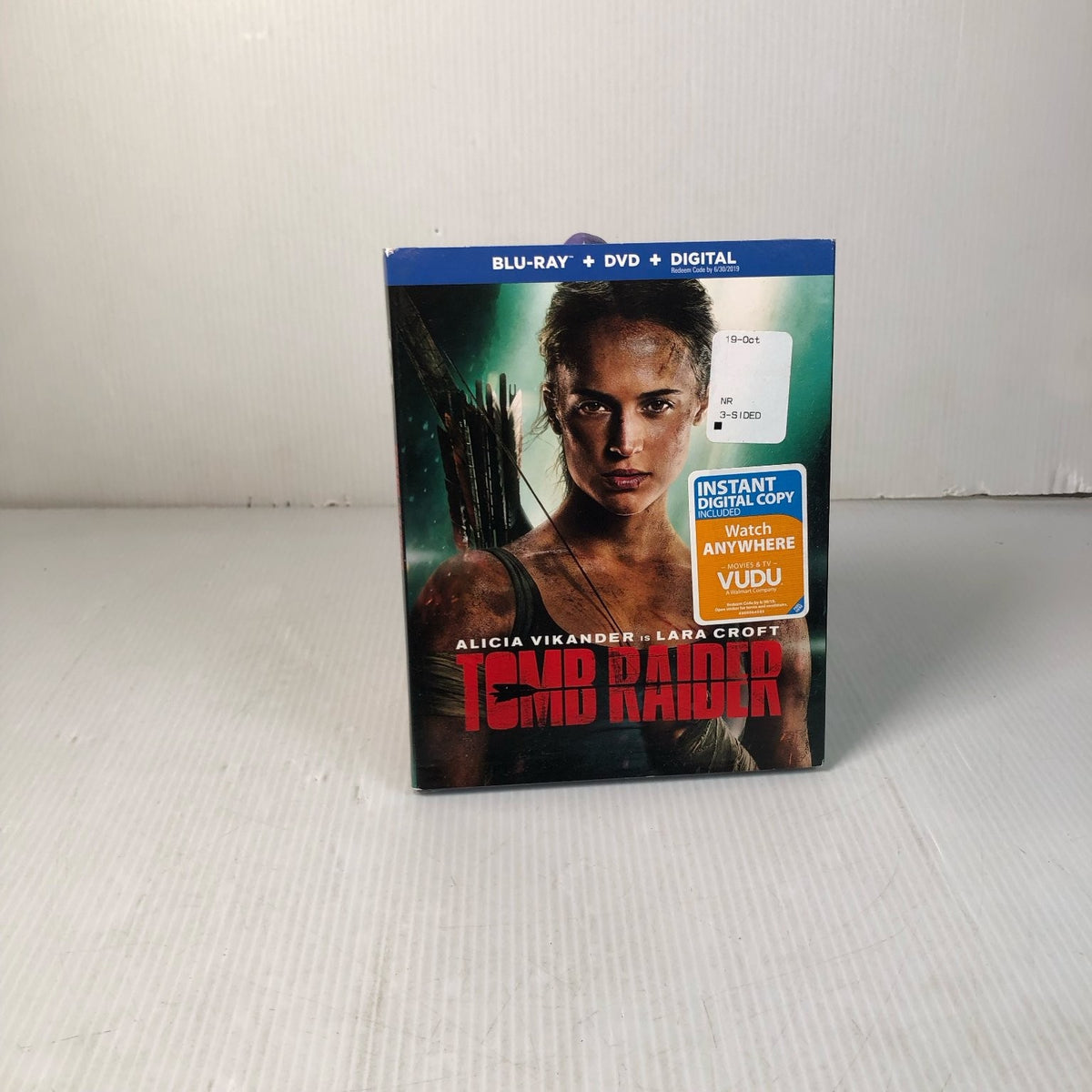 Tomb Raider Blu-ray DVD Digital 2018 Combo Pack Alicia Vikander Special Features