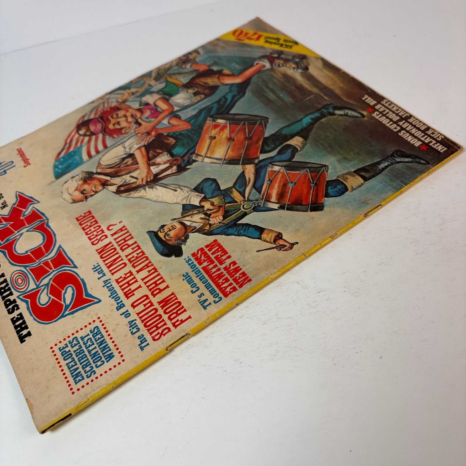 Sick Magazine September 1973 Revolutionary War Bicentennial Humor Satire