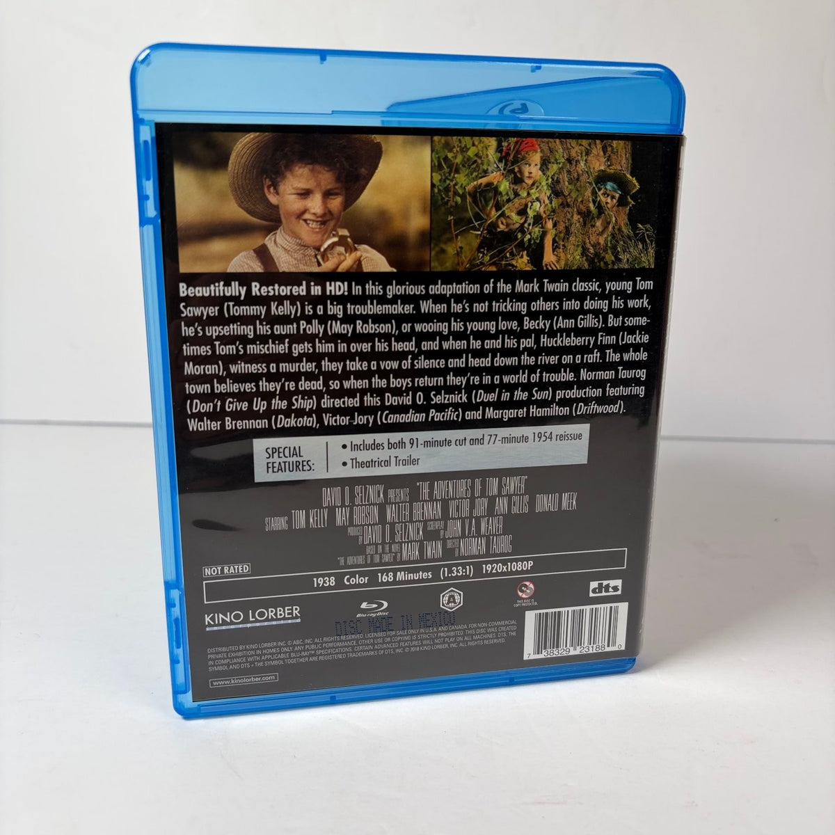 The Adventures of Tom Sawyer Blu-ray 1938 Kino Lorber HD Restored