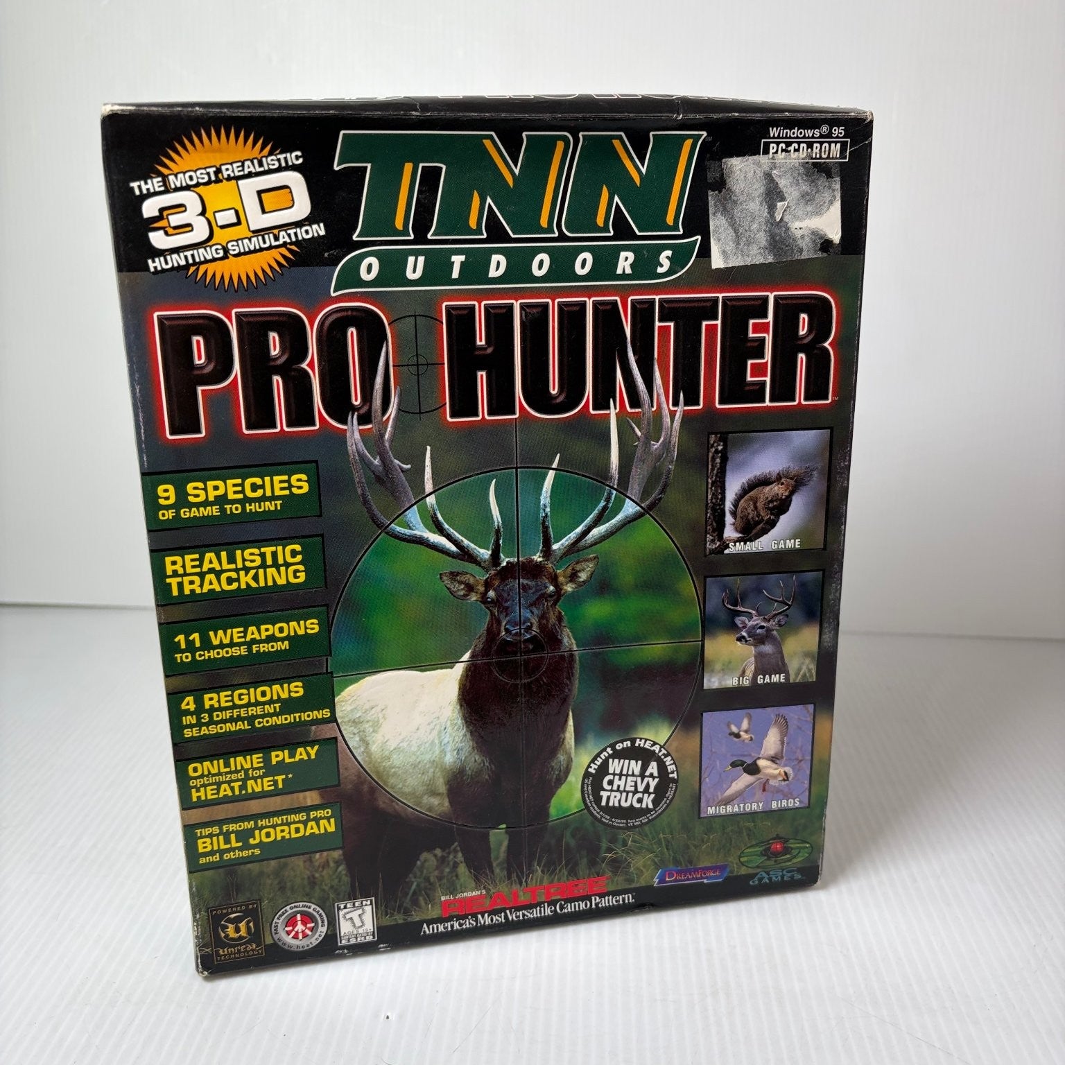 TNN Outdoors Pro Hunter Big Box PC CD-ROM 3D Hunting Simulation Video Game