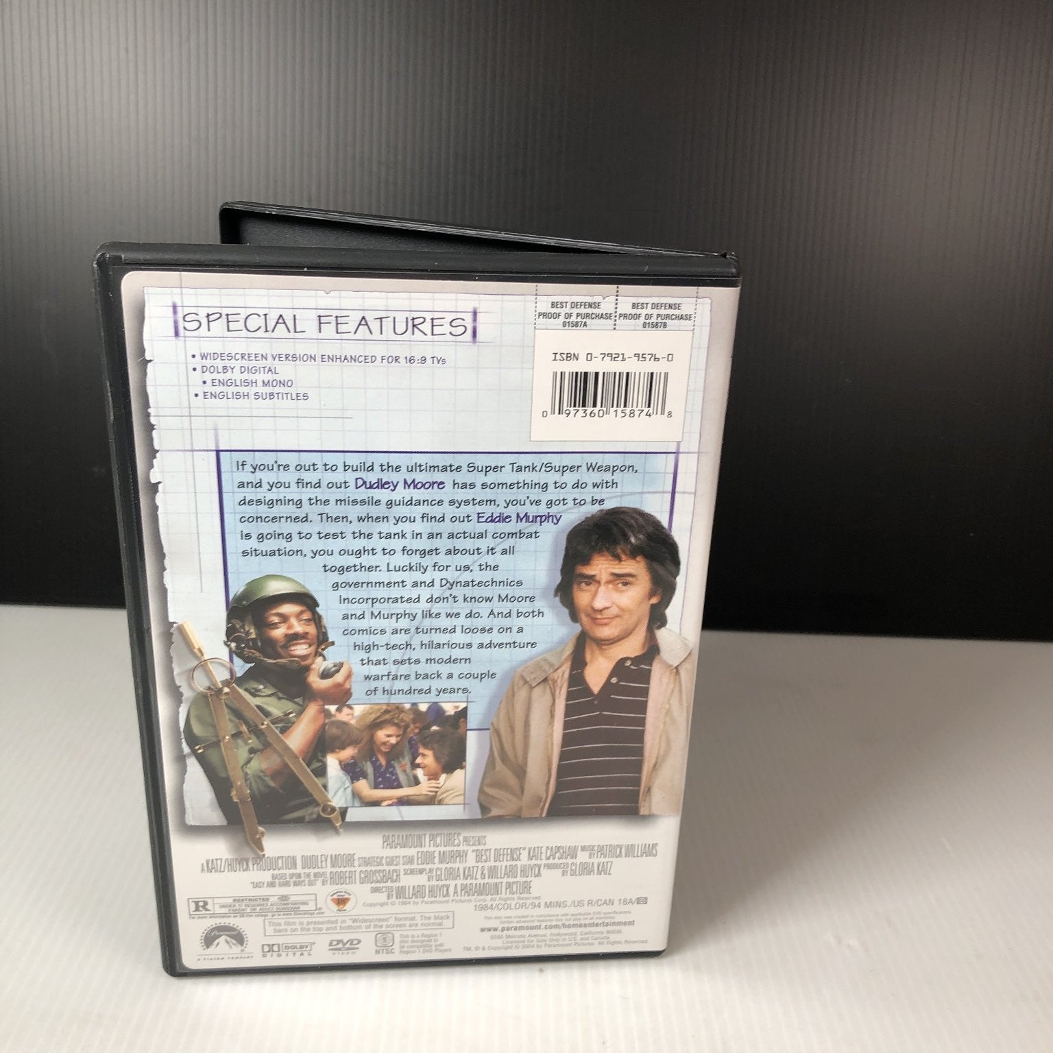 Best Defense DVD 1984 Widescreen Dudley Moore Eddie Murphy Comedy