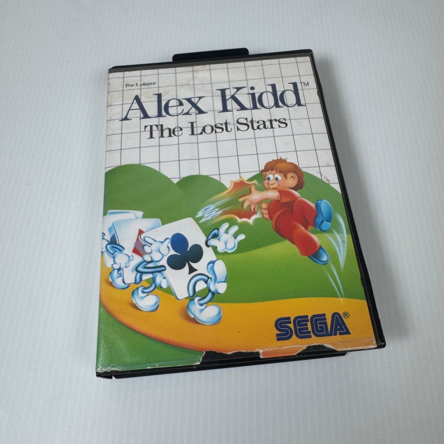 Alex Kidd The Lost Stars SEGA Master System Video Game Platformer Case & Game