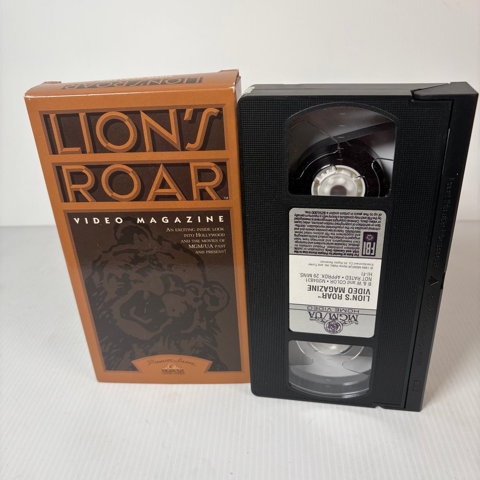 Lion's Roar Video Magazine VHS 1994 Documentary Premiere Issue MGM/UA