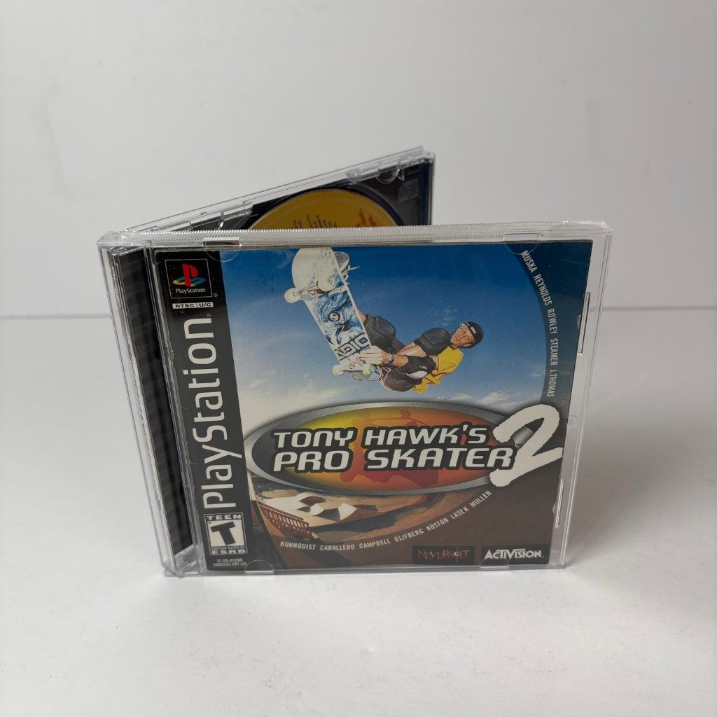 Tony Hawk's Pro Skater 2 Sony PlayStation 1 PS1 Complete CIB Activision Neversof