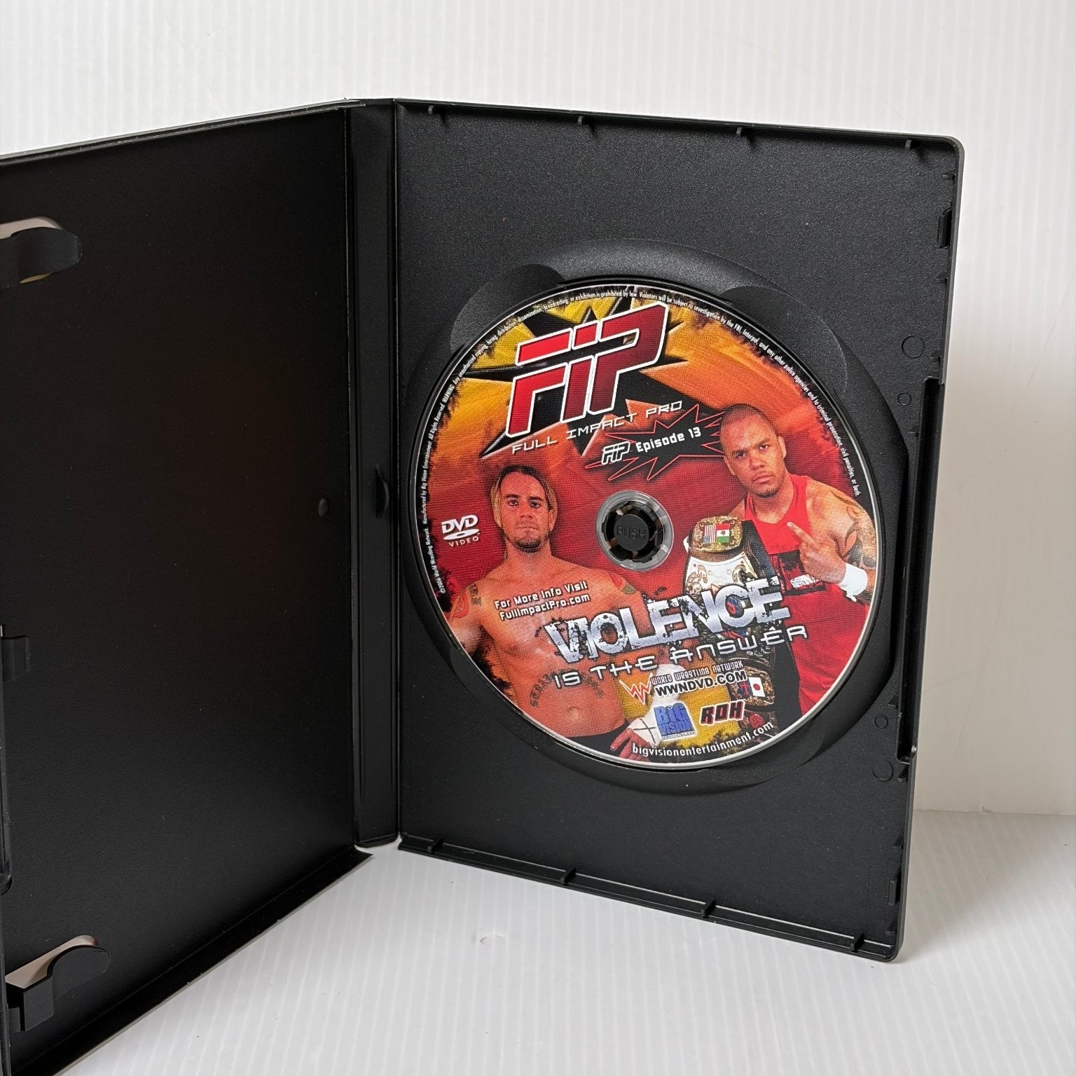 FIP Violence Is The Answer DVD 2005 CM Punk Homicide Spanky Kendrick Wrestling