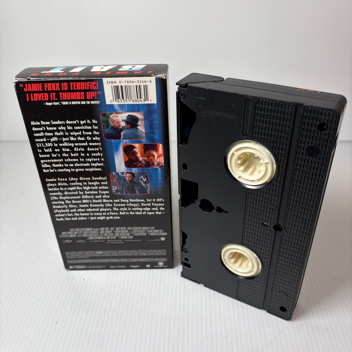 Bait VHS 2000 Action Comedy Jamie Foxx Antoine Fuqua Warner Home Video