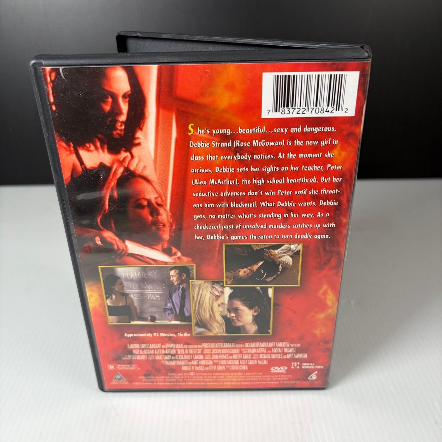 Devil in the Flesh DVD 1998 Rose McGowan Thriller R Rated