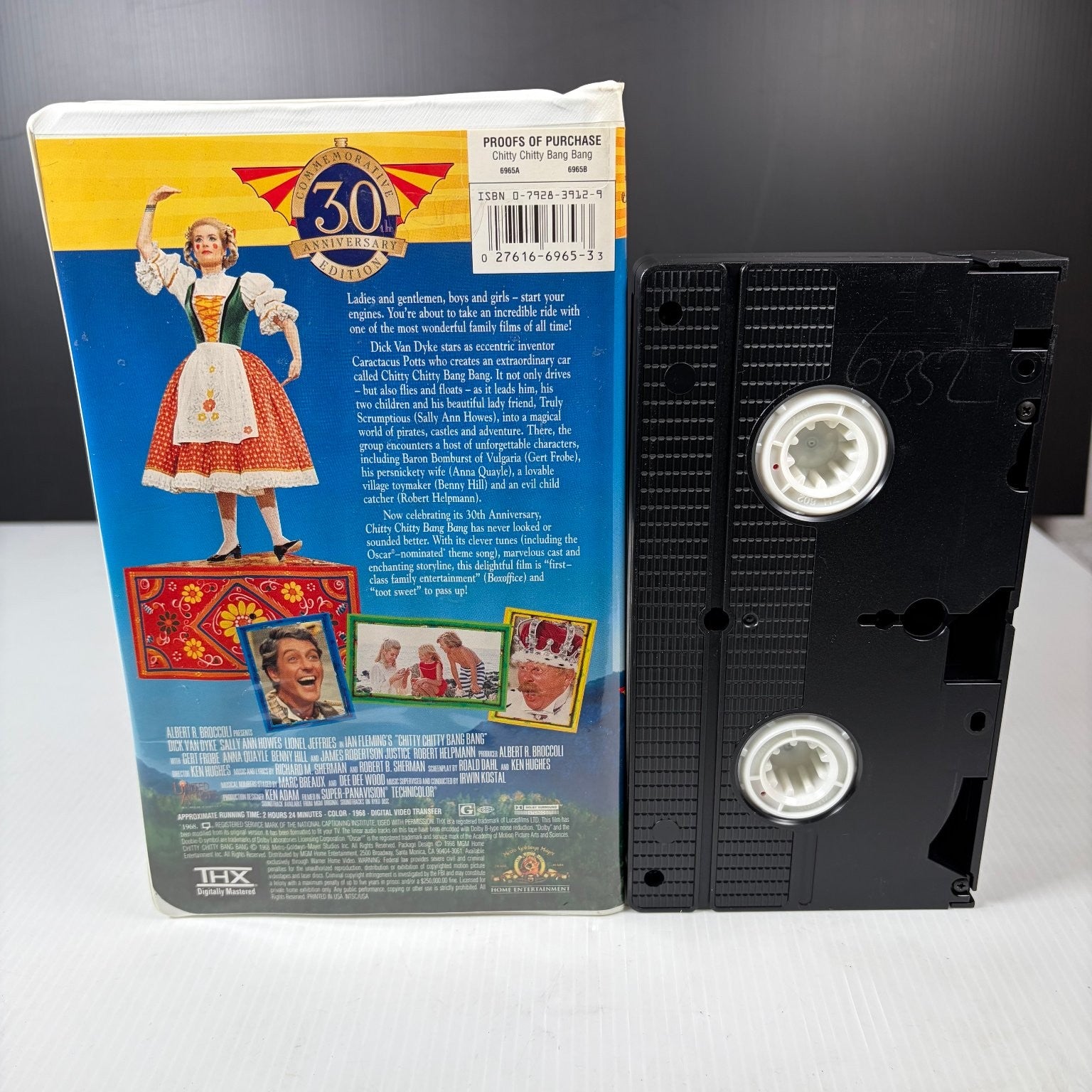 Chitty Chitty Bang Bang VHS 30th Anniversary Family MGM Home Entertainment