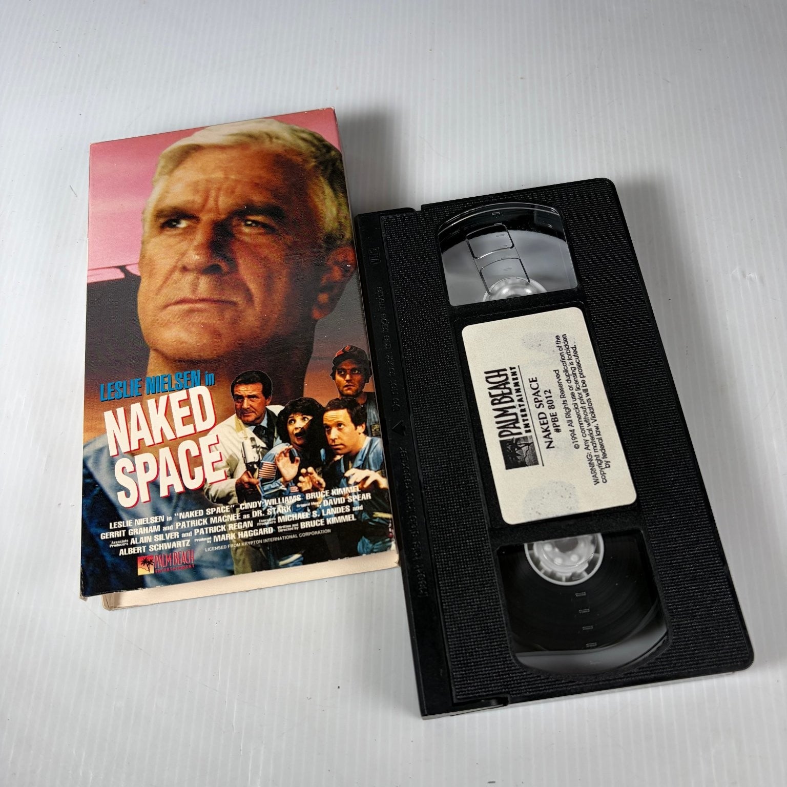 Naked Space VHS 1994 Sci-Fi Comedy Leslie Nielsen Palm Beach