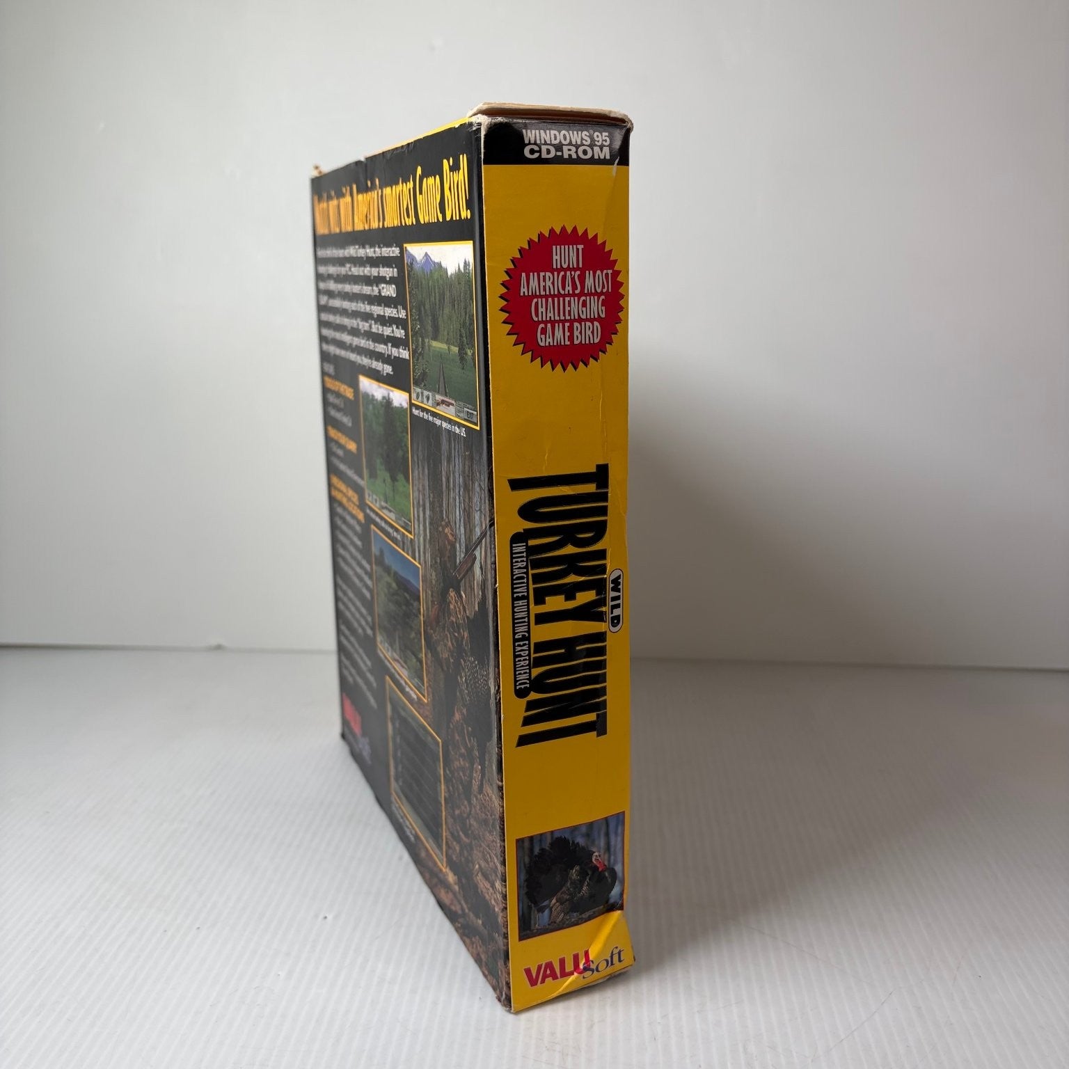 Wild Turkey Hunt Windows 95 Big Box PC CD-ROM Interactive Hunting FPS Complete