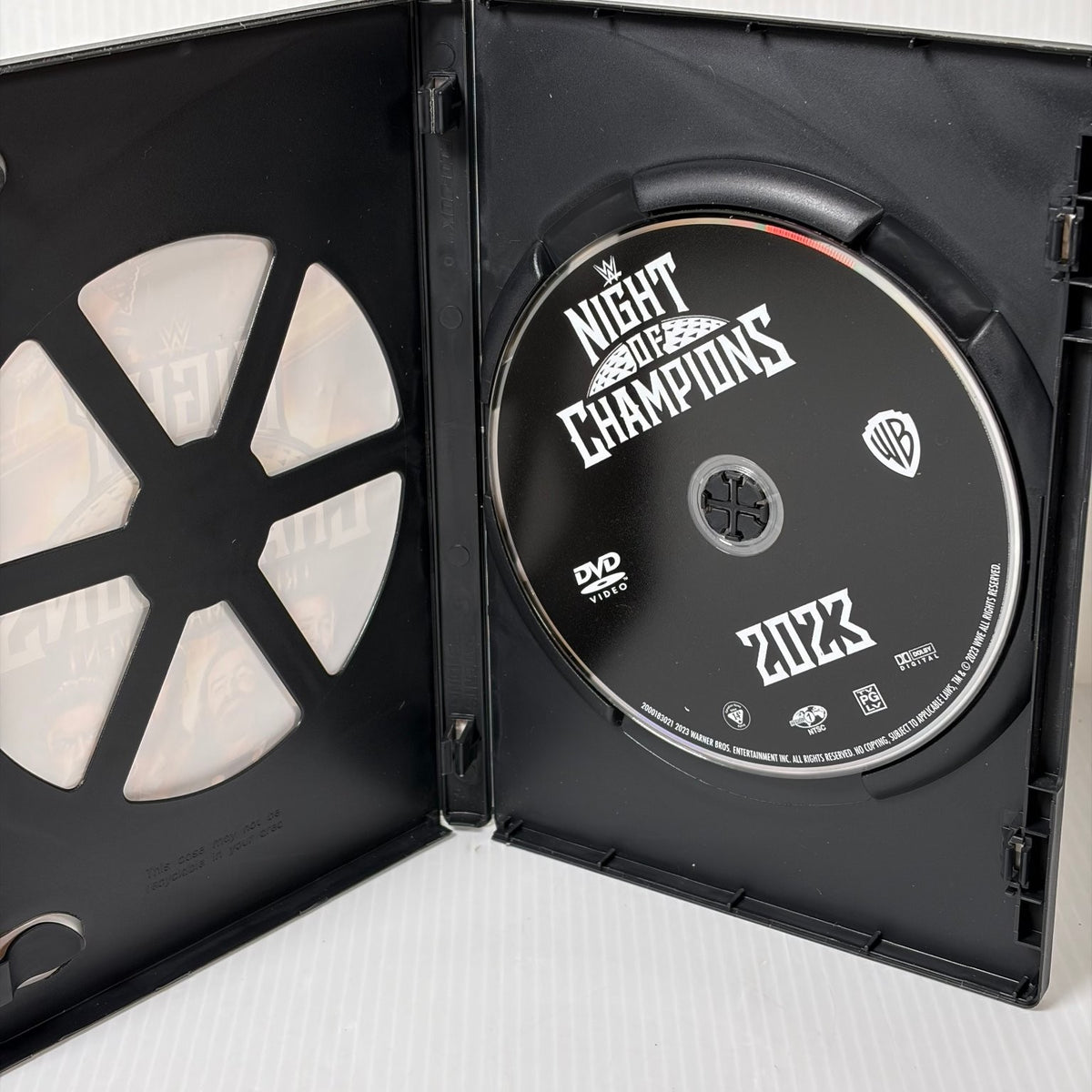 WWE Night of Champions 2023 DVD Triple Main Event Rollins Reigns Rhodes Styles