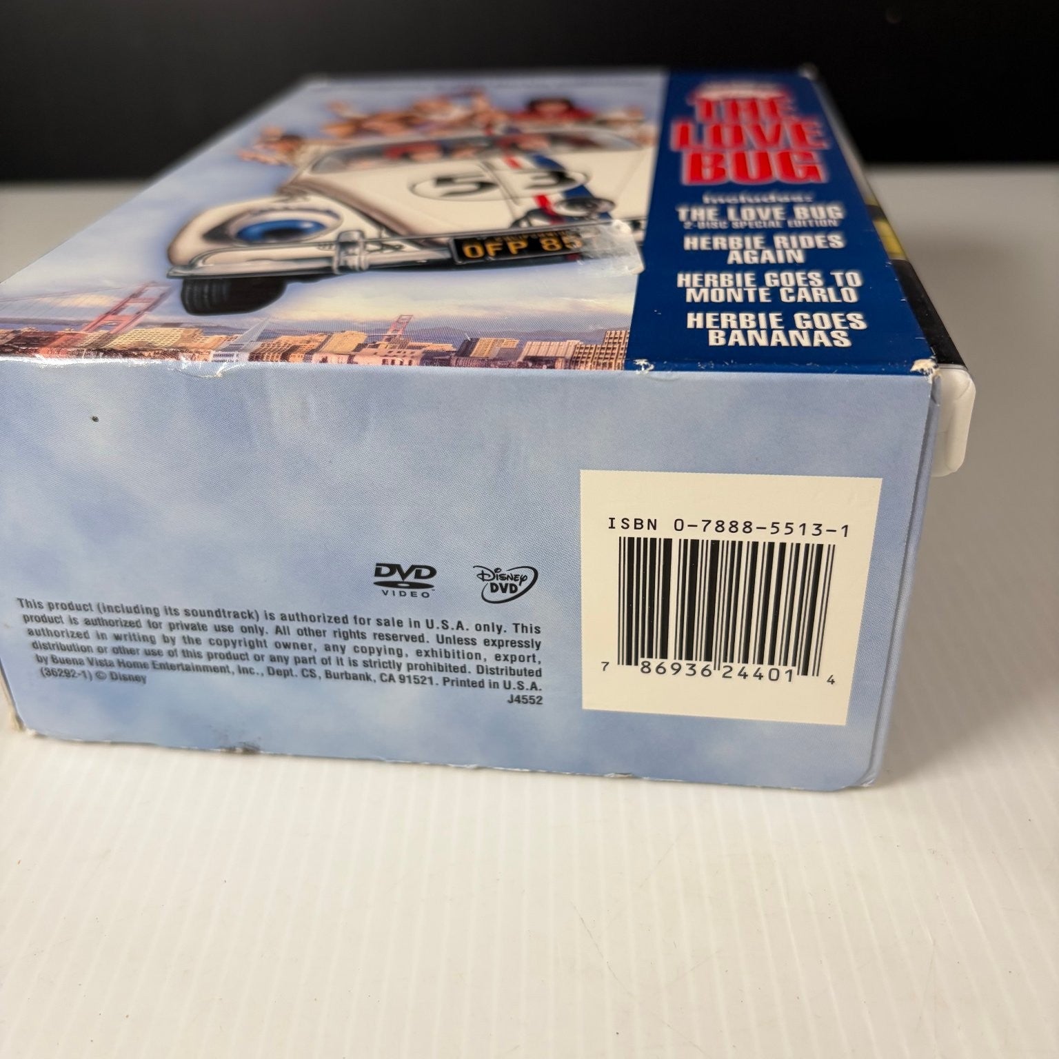 Herbie The Love Bug DVD 4-Film Collection 2005 Special Edition Disney