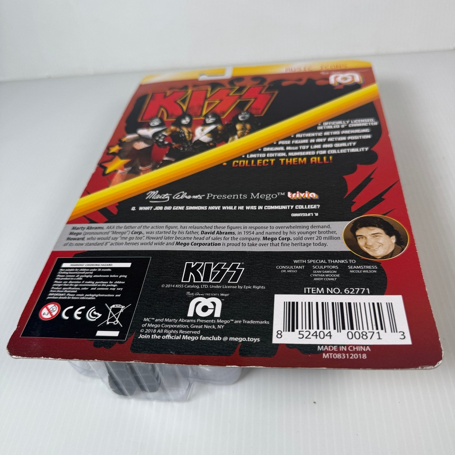 Mego The Demon KISS Classic 8 Inch Figure Limited Edition #6378/10000