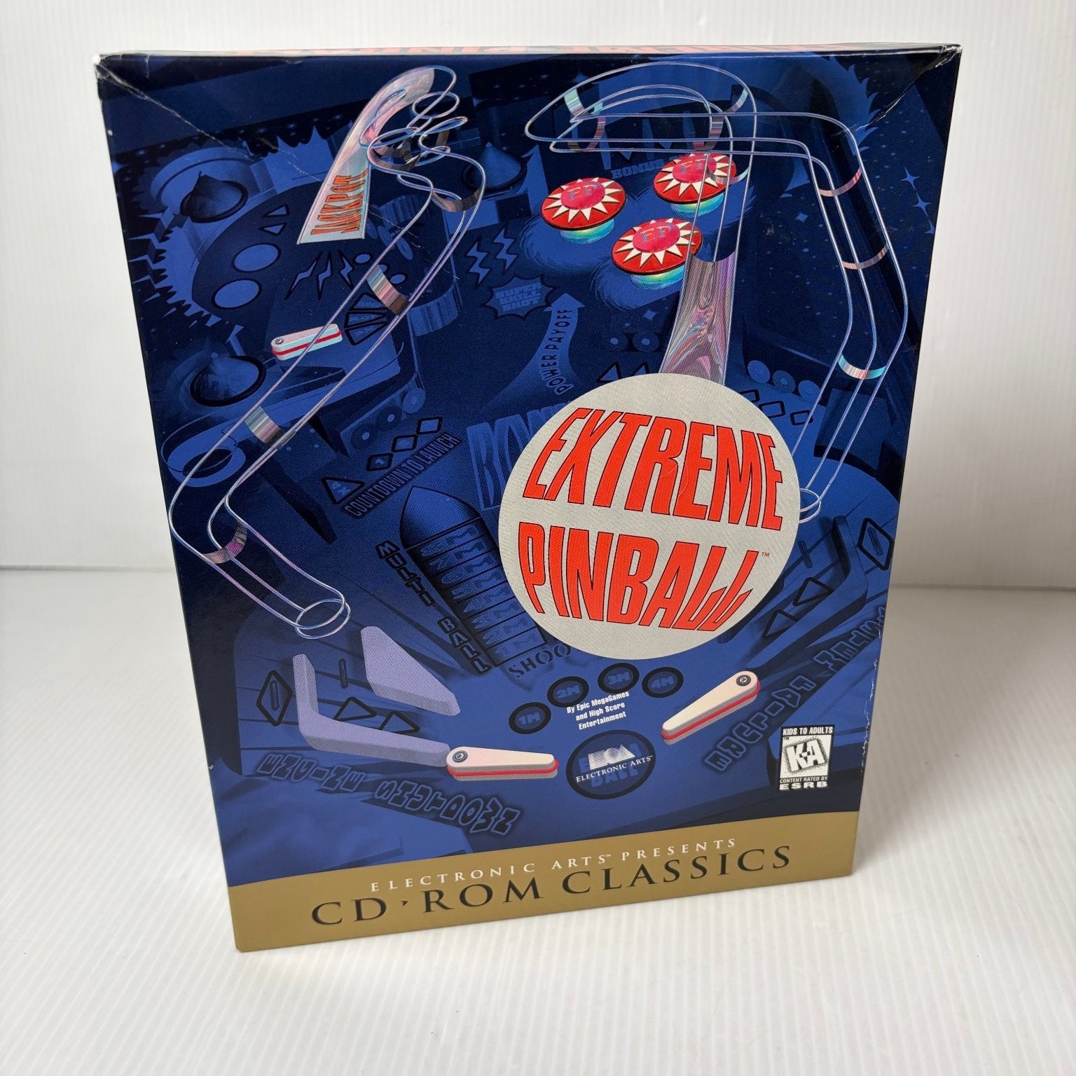 Extreme Pinball Gold Edition Big Box PC CD-ROM Video Game Pinball Complete