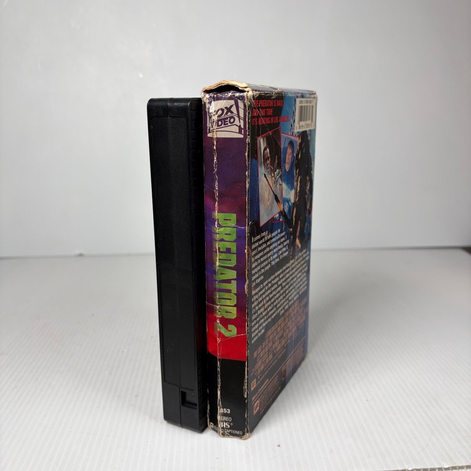 Predator 2 VHS 1990 Action Sci-Fi Fox Video Danny Glover (Worn Box)