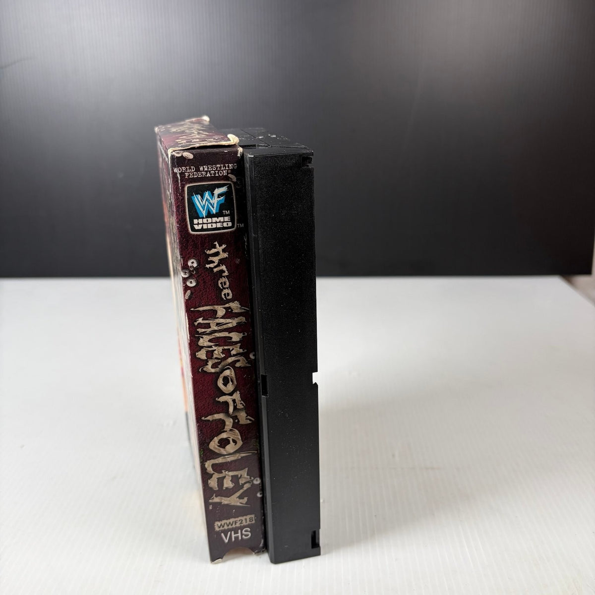 Three Faces of Foley VHS 1998 Wrestling WWF Video Mankind Dude Love Mick Foley