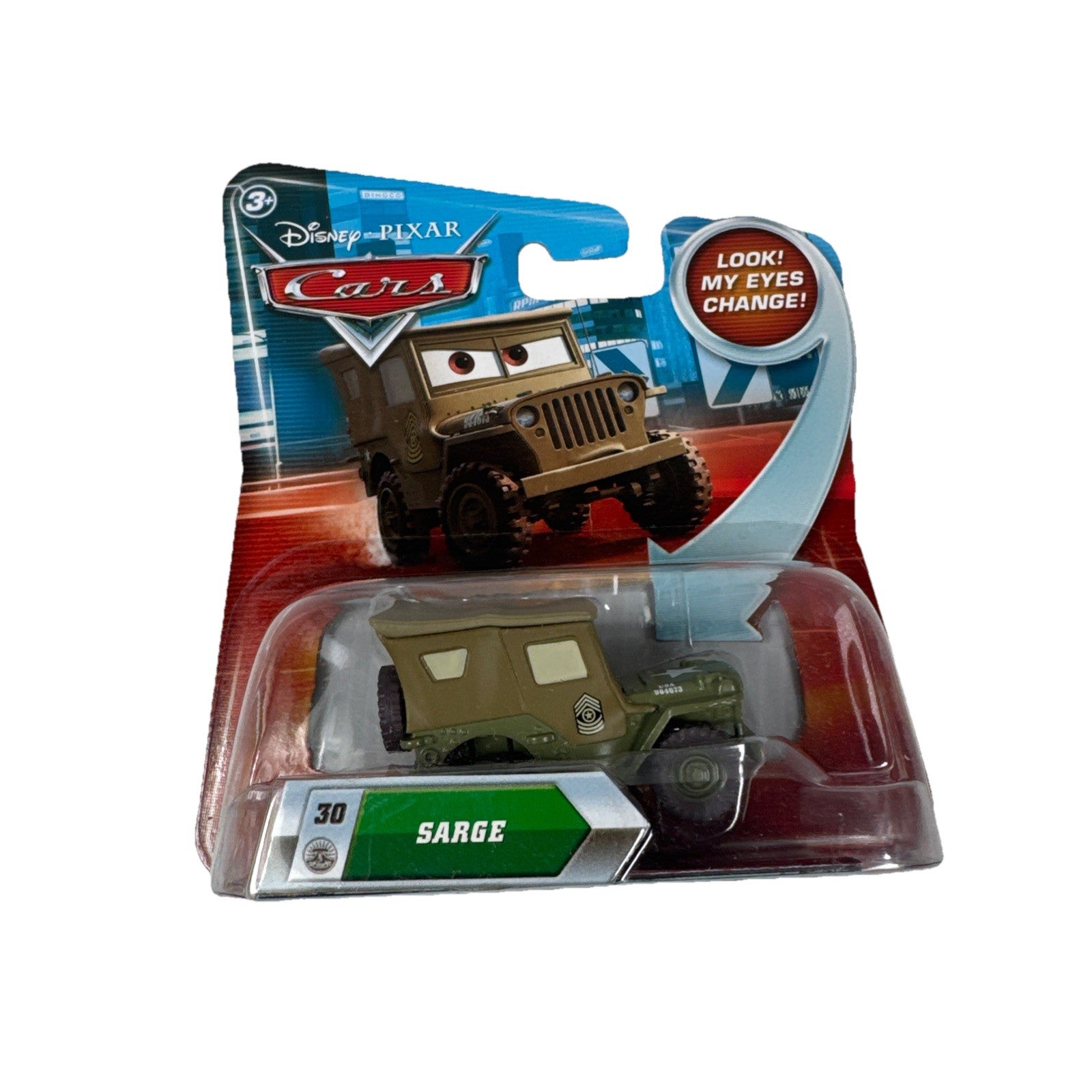 DISNEY PIXAR CARS LOOK! MY EYES CHANGE! SARGE #30