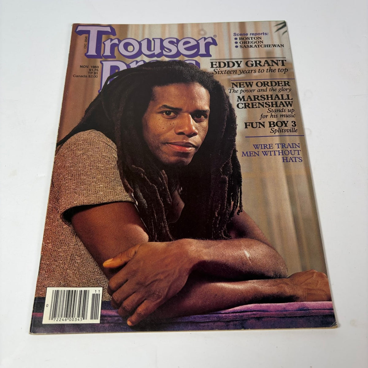 Trouser Press Magazine November 1983 Eddy Grant New Order Marshall Crenshaw