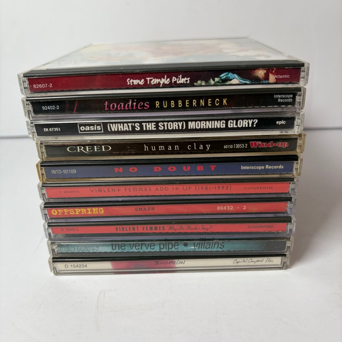 Ultimate Lot of 10x 1990s CDs Stone Temple Pilots Oasis No Doubt Offspring +More