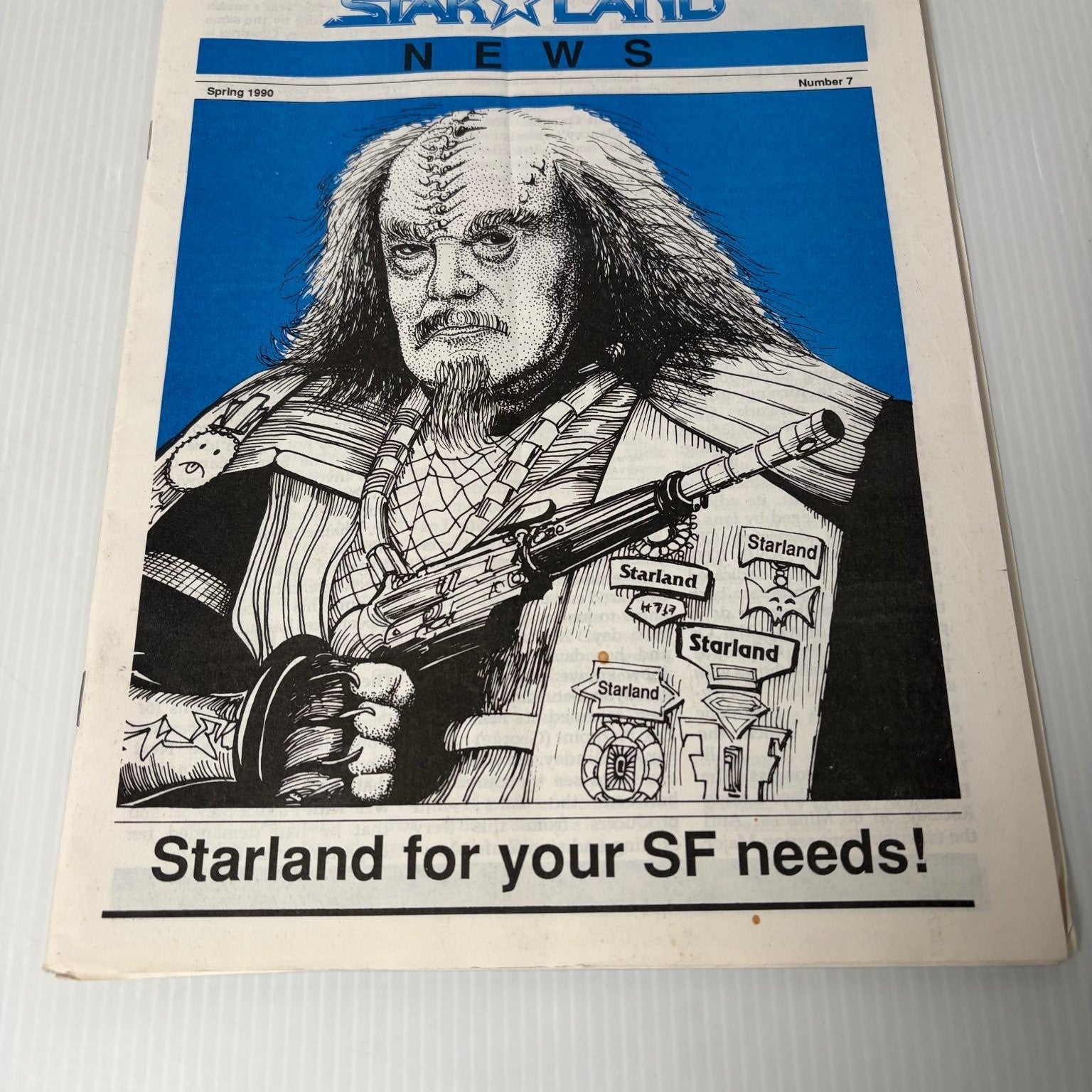 Starland News Spring 1990 Klingon Star Trek Sci-Fi Magazine Collectibles