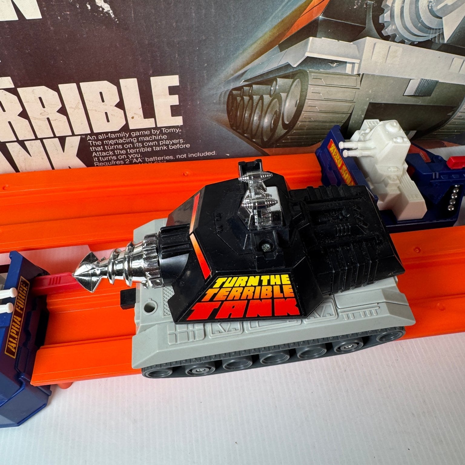 Turn The Terrible Tank Tomy Board Game All Parts 1979 (Tank Not Working)