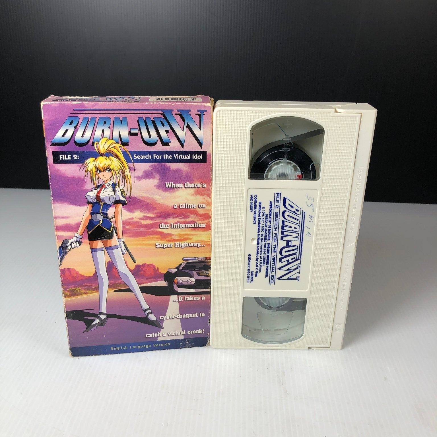 Burn-Up W File 2 VHS 1996 Anime English Dub ADV Films