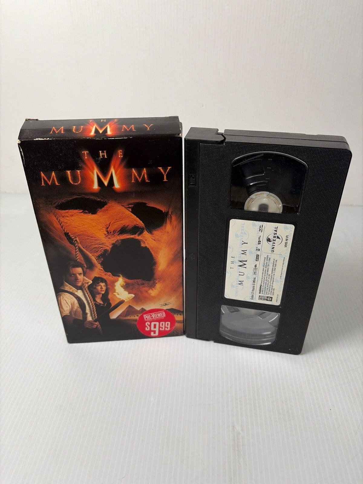 The Mummy VHS 1999 Action Adventure Horror Universal Brendan Fraser
