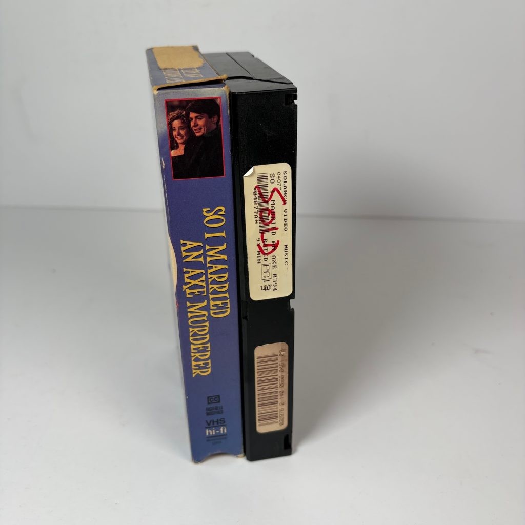 So I Married an Axe Murderer VHS 1993 Mike Myers Columbia TriStar Hi-Fi PG-13