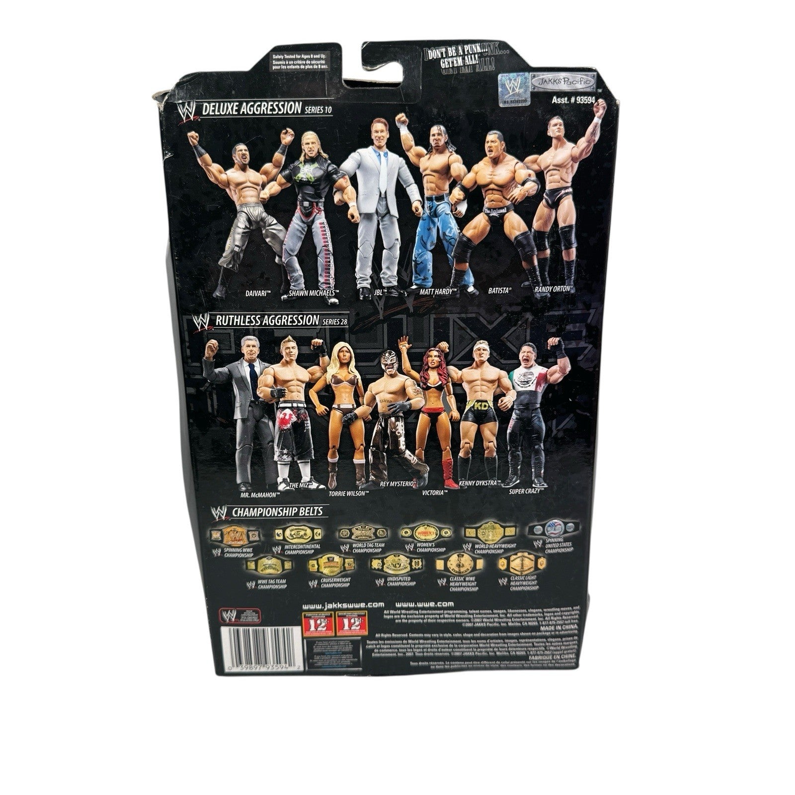 WWE Wrestling Deluxe Aggression Daivari Action Figure w/Denting Folding Chair