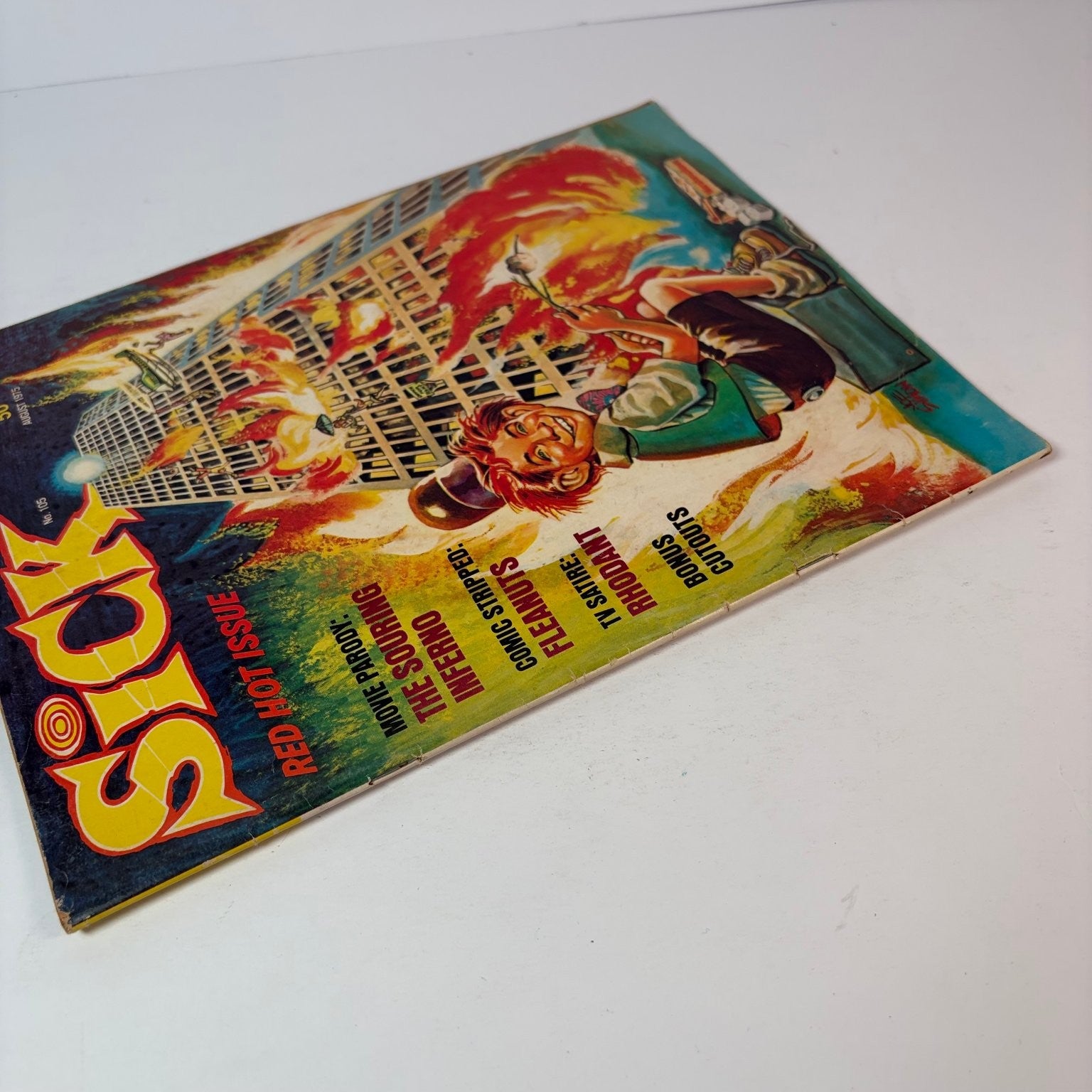 SICK Magazine April 1975 The Souring Inferno Movie Parody Humor Satire