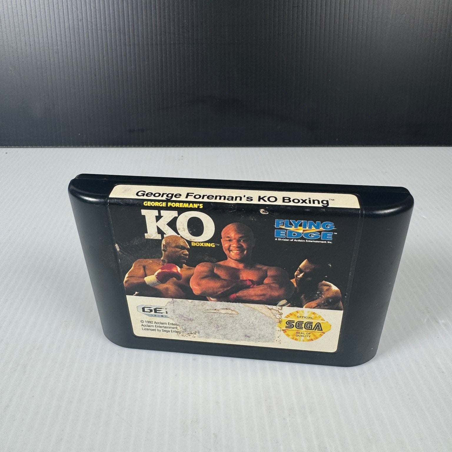George Foreman's KO Boxing Sega Genesis Video Game Multiplayer