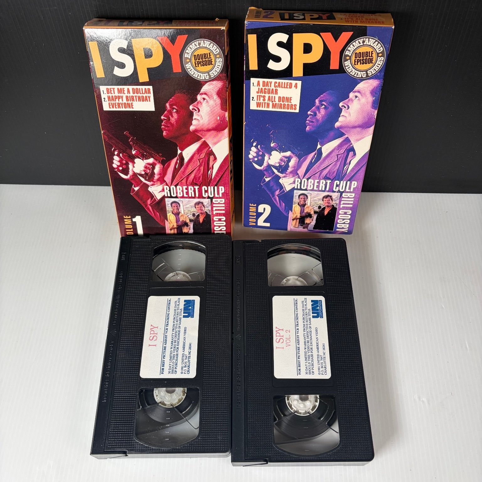 I Spy VHS 1991 Lot of 3 Volumes Crime Drama Bill Cosby Robert Culp