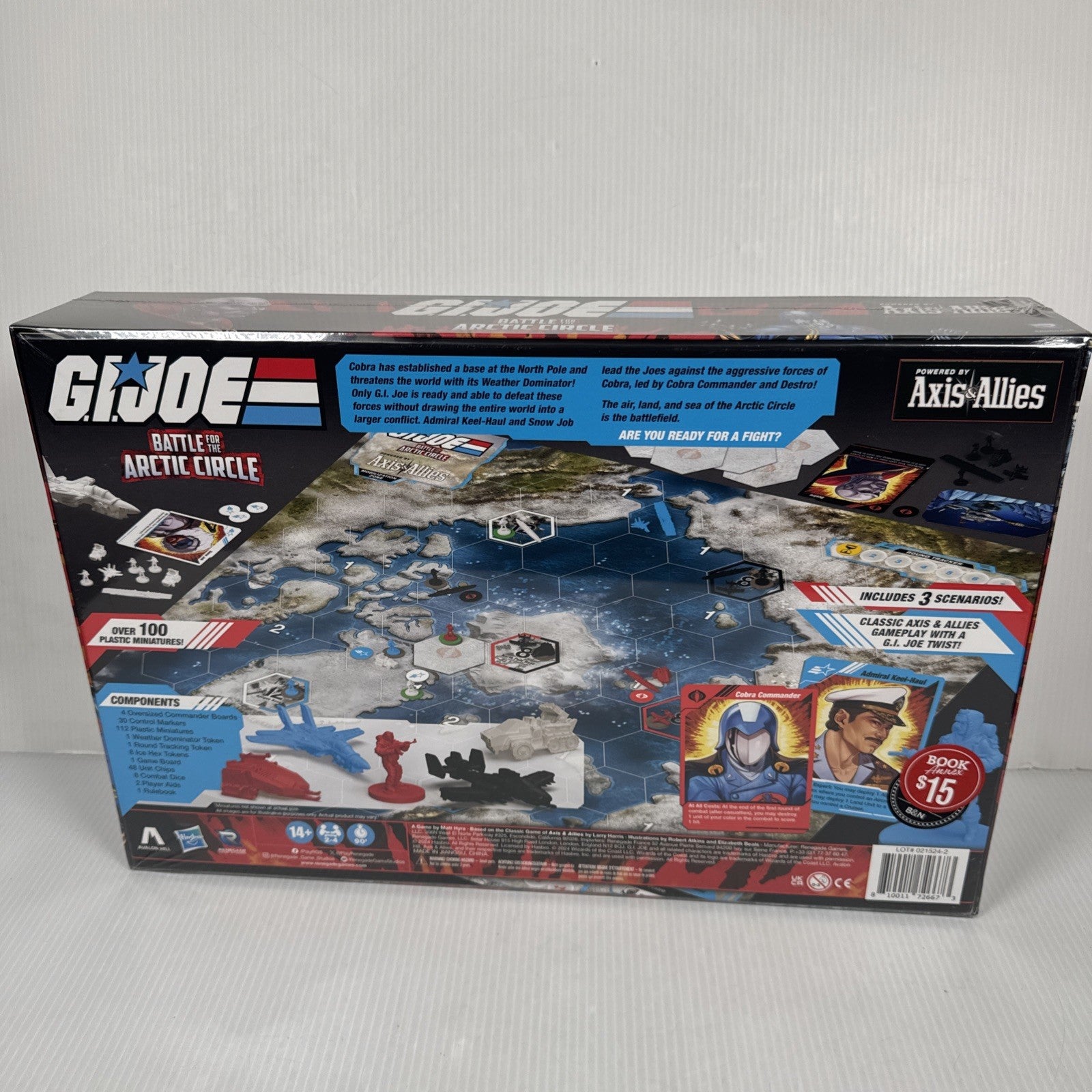 Axis & Allies G.I. Joe Battle for the Arctic Circle Board Game Sealed