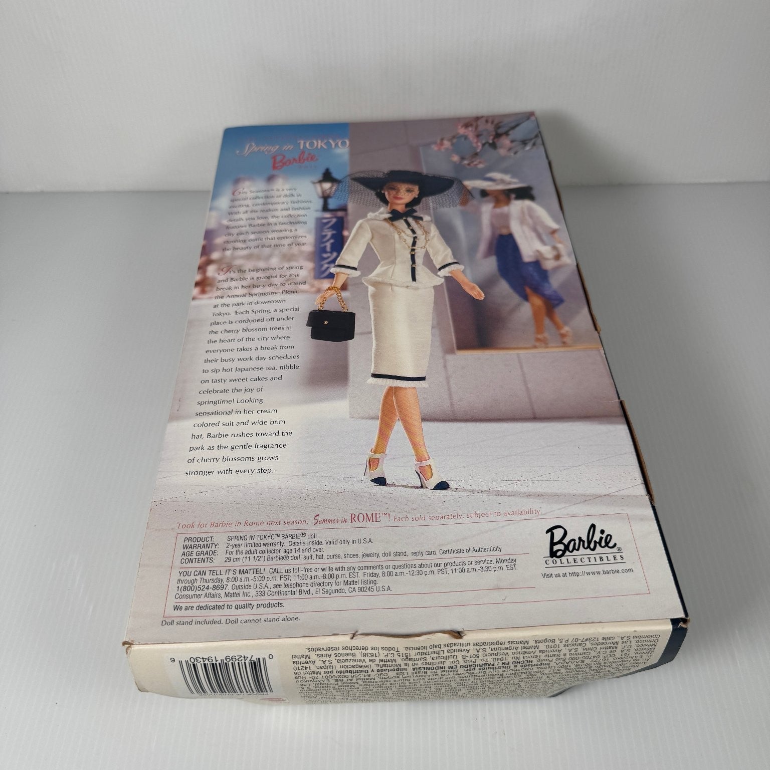 Mattel Barbie Spring in Tokyo 1999 Collector Edition Doll 11.5 Inch